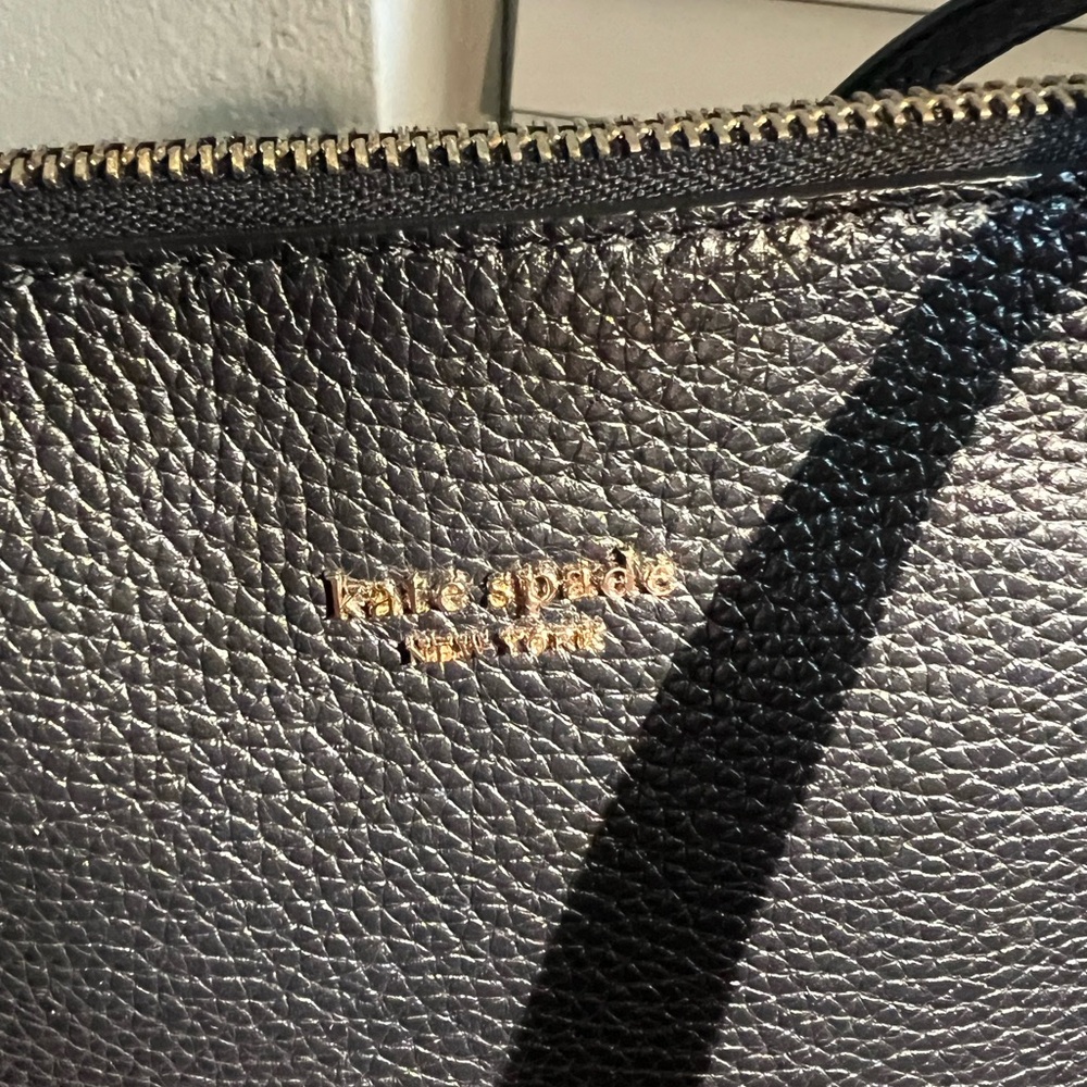 Kate Spade Black Pebbled Leather Shoulder Bag - Great Condition Medium Size - Picture 2 of 15